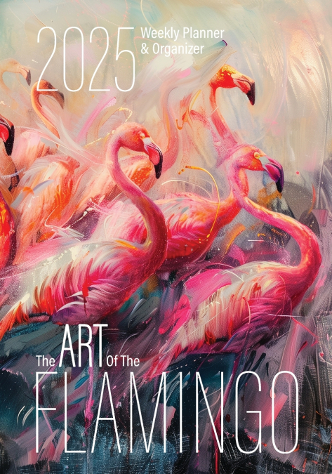 The Art of the Flamingo 2025 Weekly Planner and Organizer