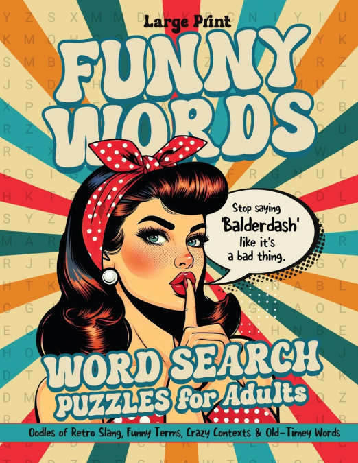 Funny Words Word Search Puzzles for Adults