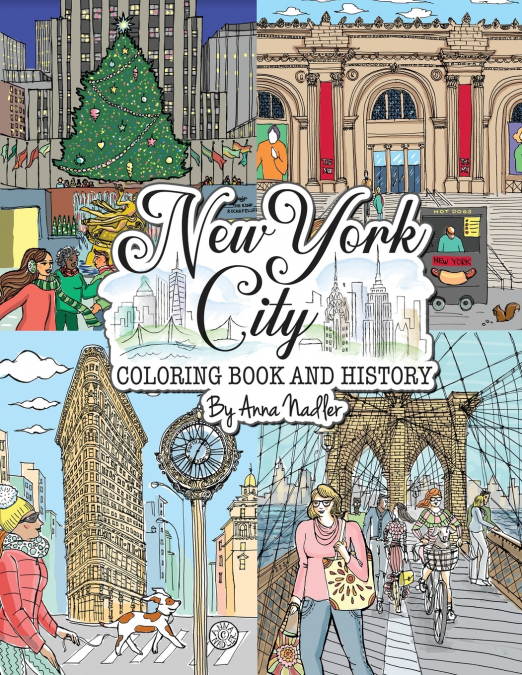 New York City Coloring Book & History