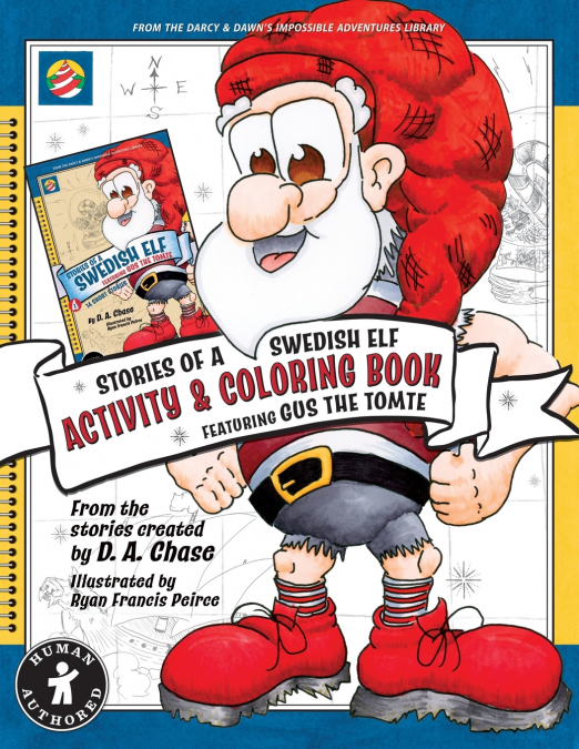 STORIES OF A SWEDISH ELF featuring Gus the Tomte ACTIVITY & COLORING BOOK
