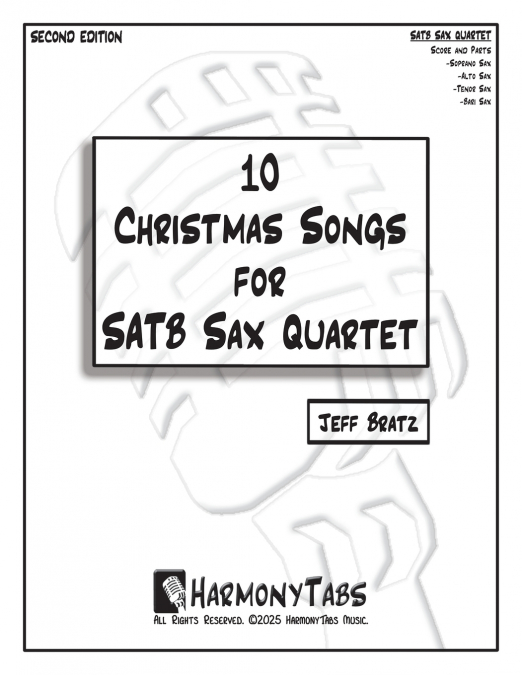 10 Christmas Songs for SATB Sax Quartet
