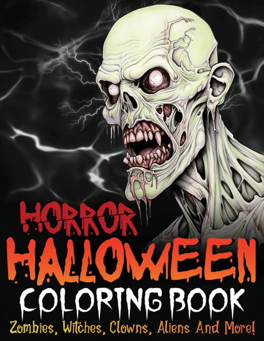 Horror Halloween Coloring Book