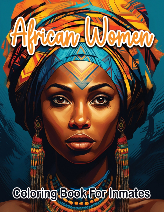 African woman coloring book for inmates
