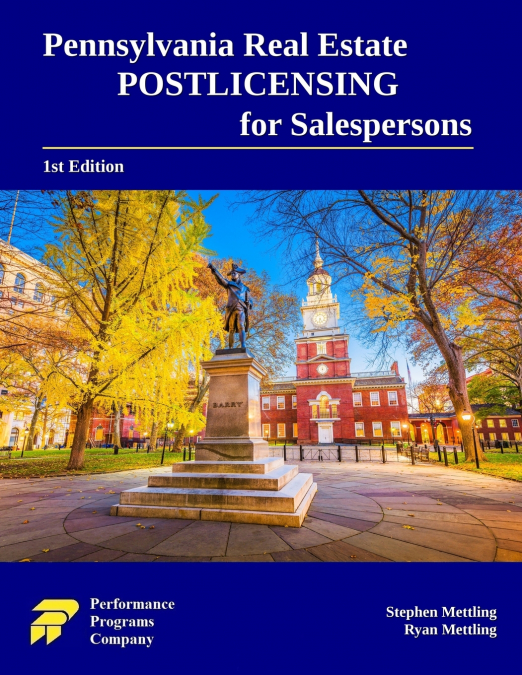 Pennsylvania Real Estate Postlicensing for Salespersons