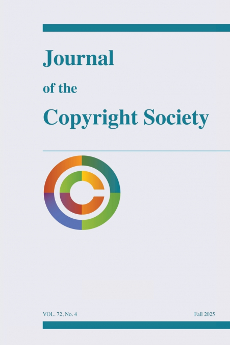 Journal of Copyright Society