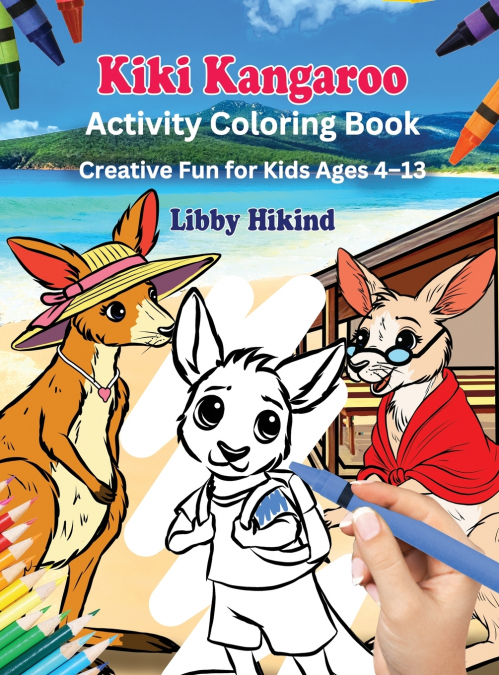 Kiki Kangaroo Activity Coloring Book