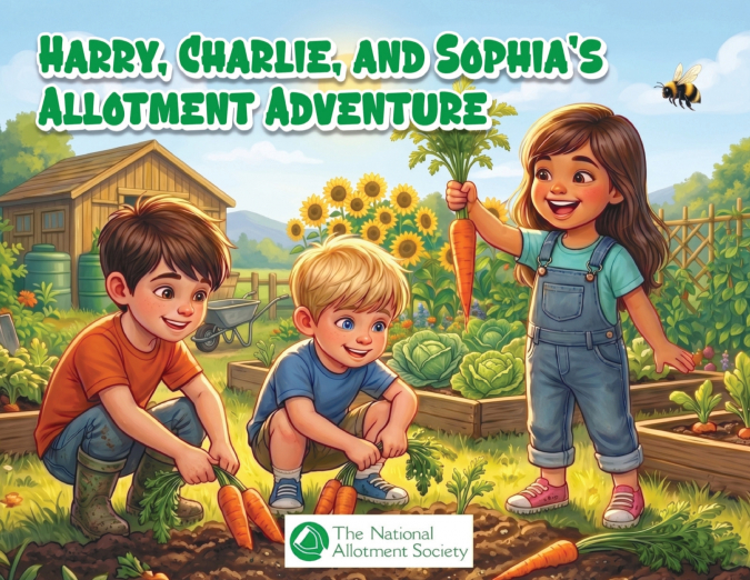Harry, Charlie, and Sophia’s Allotment Adventure