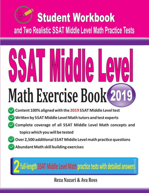 SSAT Middle Level Math Exercise Book