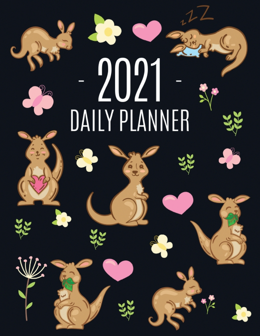 Kangaroo Daily Planner 2021
