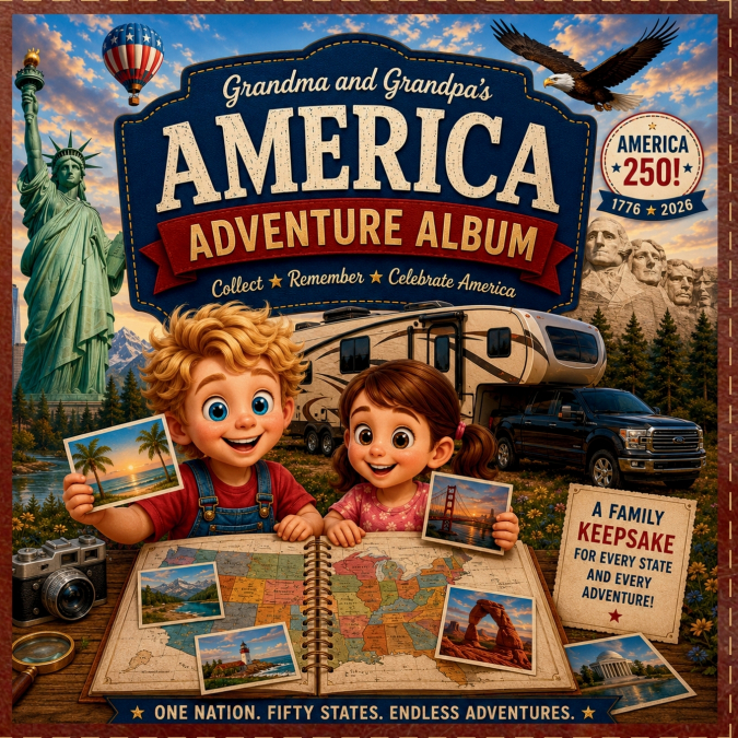 Grandma and Grandpa’s Traveling House America Adventure Album