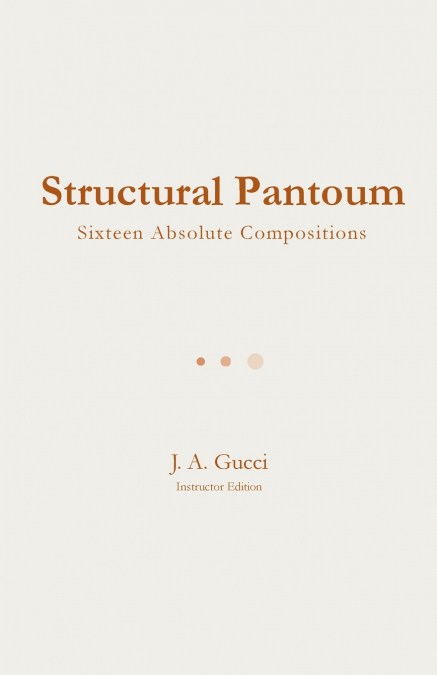 Structural Pantoum (Instructor Edition)