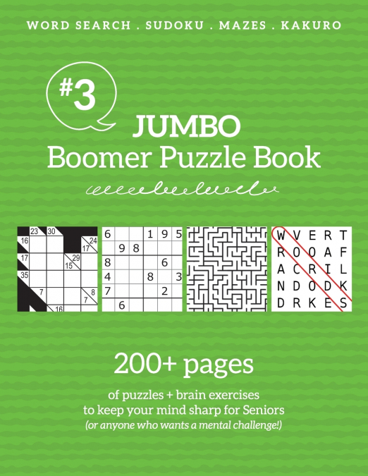Jumbo Boomer Puzzle Book #3