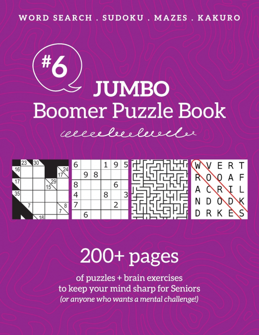 Jumbo Boomer Puzzle Book #6