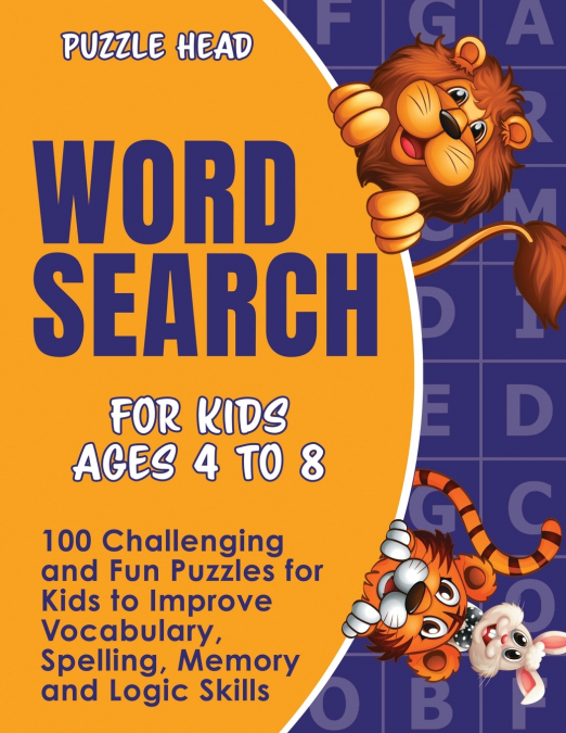 Word Search for Kids Ages 4 to 8