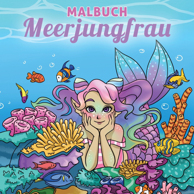 Malbuch Meerjungfrau