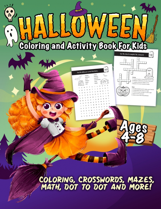 Coloring and Activity Book - Halloween Edition