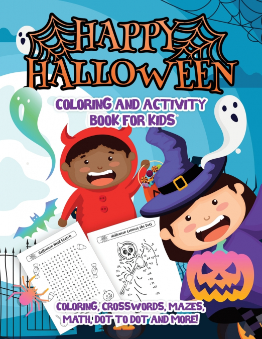 Coloring and Activity Workbook - Halloween Edition