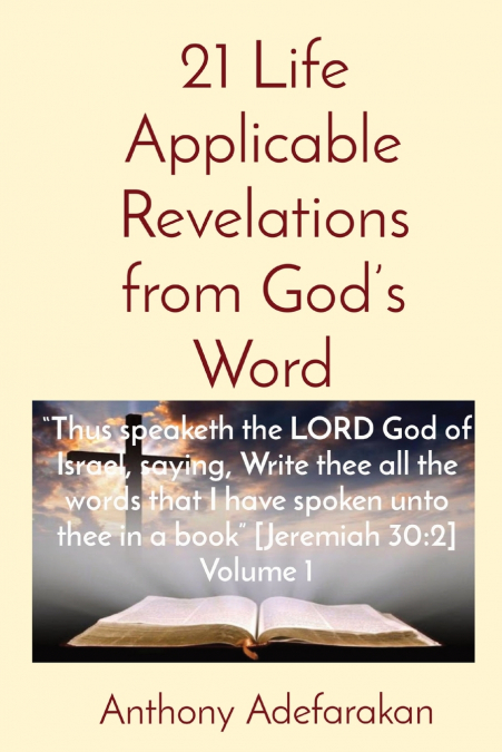 21 Life Applicable Revelations from God’s Word
