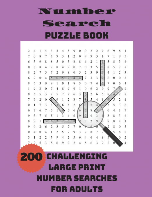 Number Search Puzzle Book