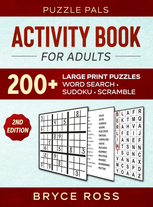 Activity Book For Adults