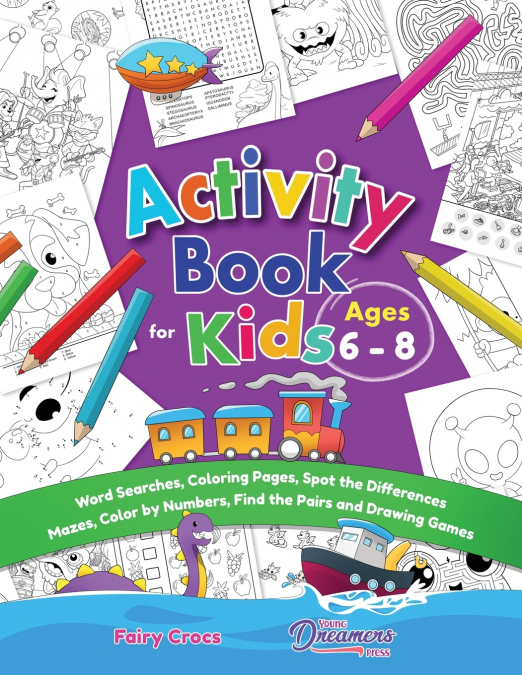 Activity Book for Kids Ages 6-8