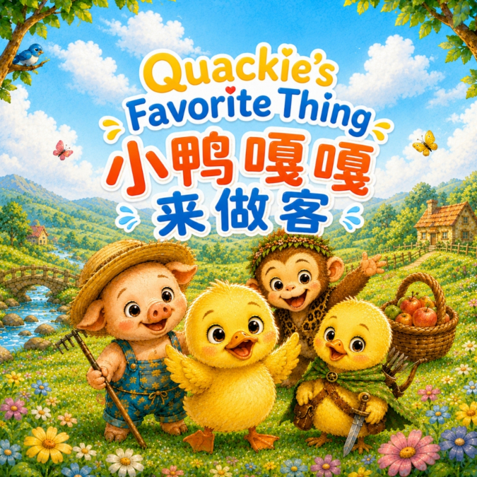 Quackie’s Favorite Thing 小鸭嘎嘎来做客！