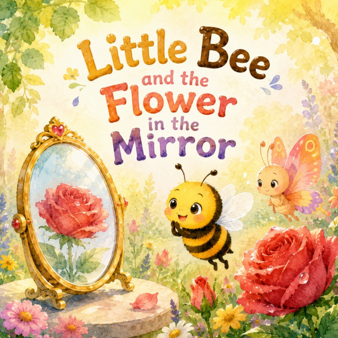 Little Bee and the Flower in the Mirror