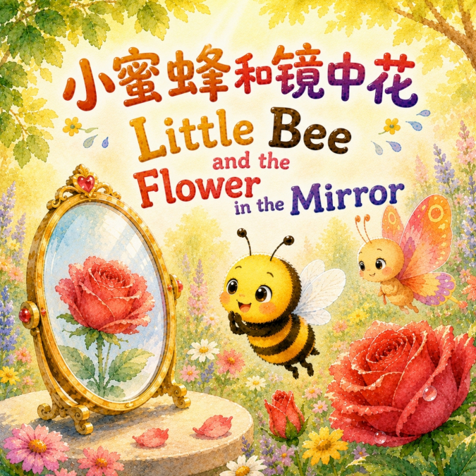 Little Bee and the Flower in the Mirror 小蜜蜂和镜中花