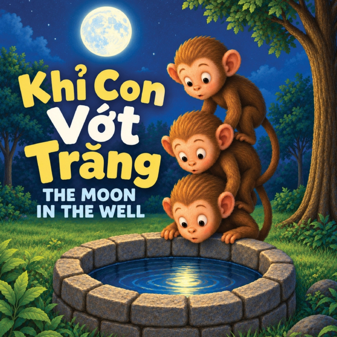 Khỉ Con Vớt Trăng - The Moon In The Well