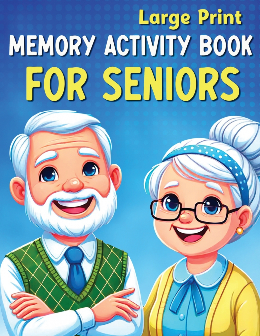 Large Print Memory Activity Book for Seniors