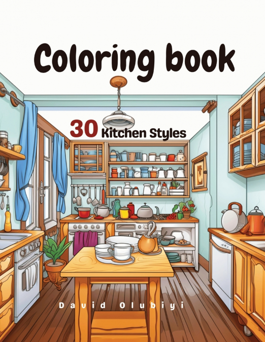 kitchen styles coloring book