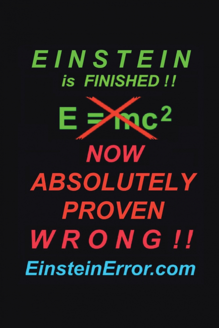 Einstein is Finished