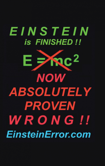 Einstein is Finished