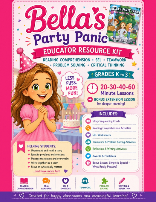 Bella’s Party Panic Educator Resource Kit