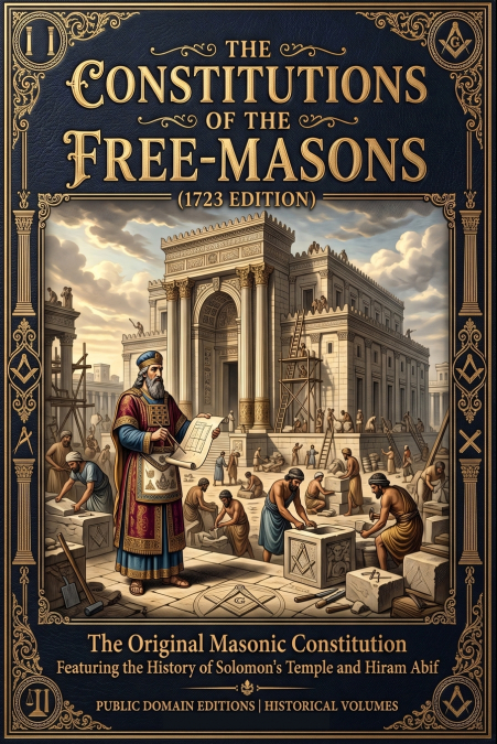 The Constitutions of the Free-Masons (1723 Edition) The Original Masonic Constitution Featuring the History of Solomon’s Temple and Hiram Abif