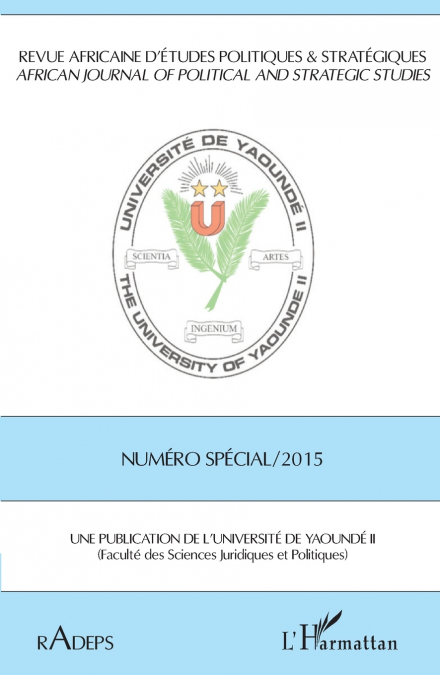 Revue africaine d’études politiques & stratégiques Numéro spécial 2015