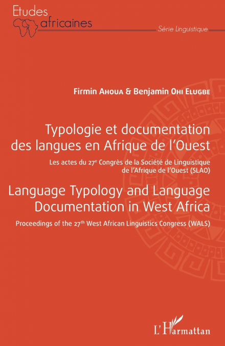 Typologie et documentation  des langues en Afrique de l’Ouest