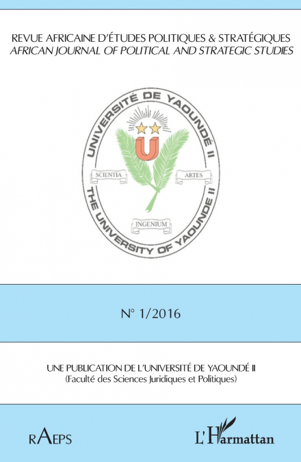 Revue africaine n° 1 / 2016 d’études politiques & stratégiques