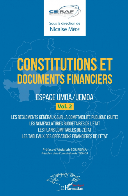 Constitutions et documents financiers Vol 2 Espace UMOA/UEMOA