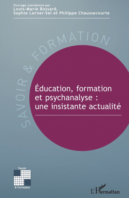 Éducation, formation et psychanalyse