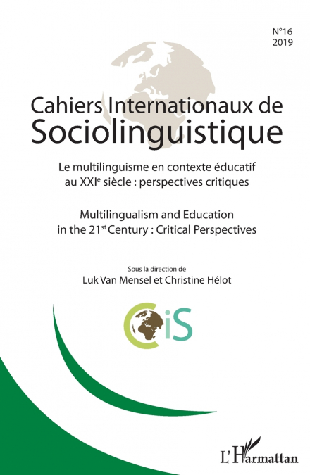 Cahiers internationaux de Sociolinguistinque n°16