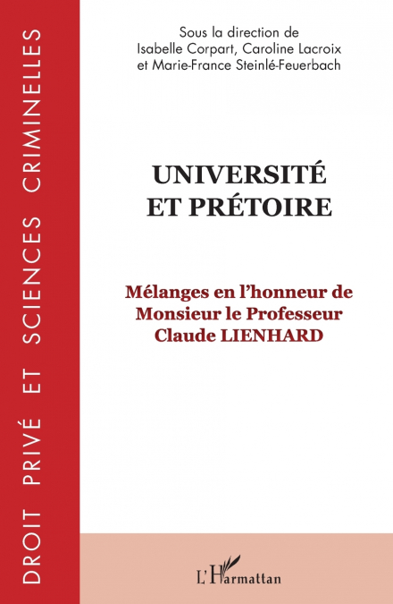 Université et prétoire