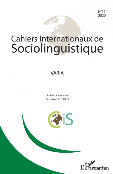 Cahiers internationaux de sociolinguistique