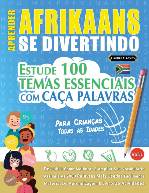 APRENDER AFRIKAANS SE DIVERTINDO! - PARA CRIANÇAS