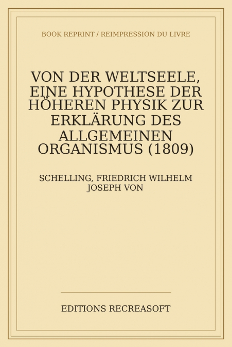 Von der Weltseele (1809)