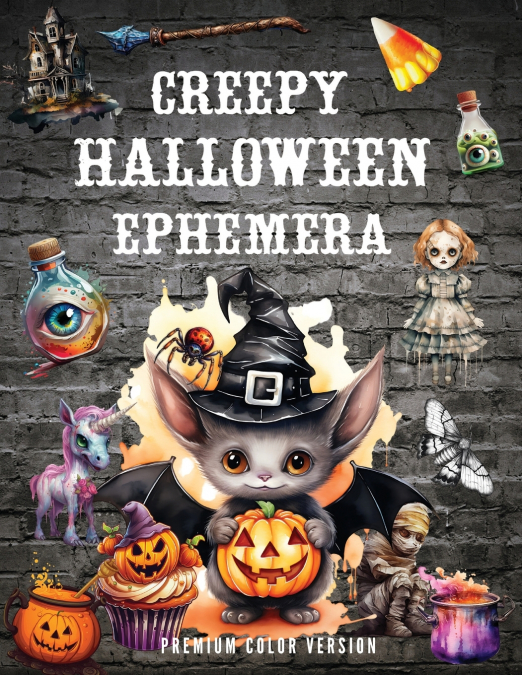 Cut and Collage Creepy Halloween Ephemera