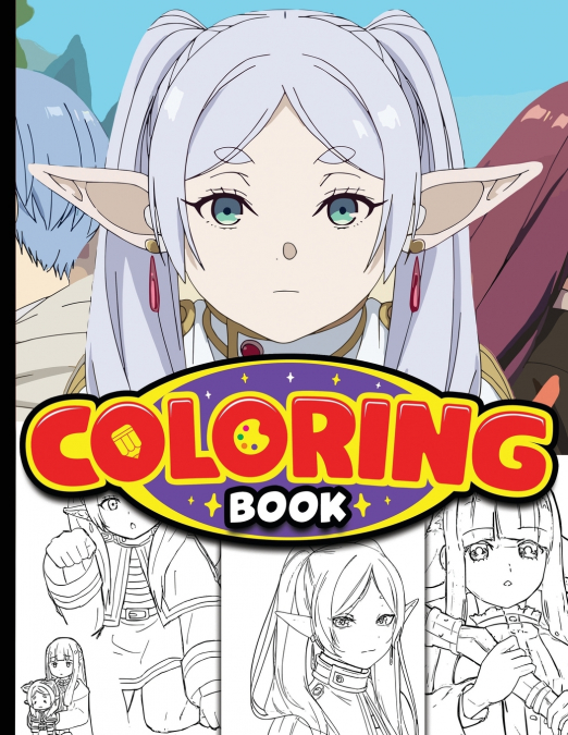 Frieren Beyond Journey’s End Coloring book for kids and Teens