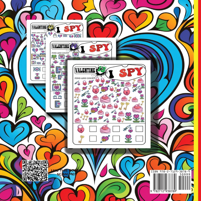 I spy valentine’s day book for kids