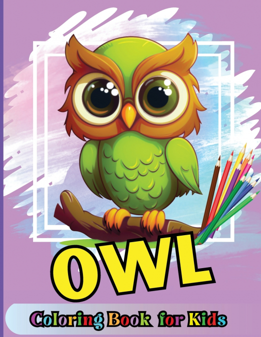 Owl Coloring book for kids
