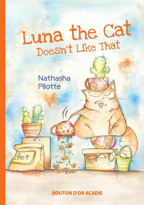 Luna the cat doesn’t like that